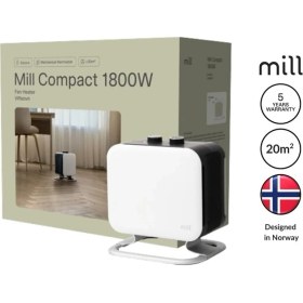 Resim Mill Compact Fanlı Isıtıcı 1800W - Beyaz 