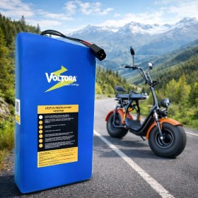 Resim Volta Se-03 Uyumlu Lifepo4 Batarya (BLUETOOTH ) (10 Yıl Ömür Yüksek Güç) 