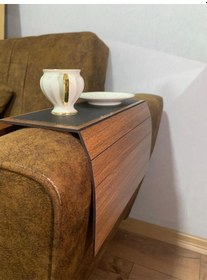 Resim Yan Koltuk Sehpa Kahverengi 