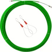 Resim 10m 20m 30m Balık Bantlı Kablo Geçirme Seti - Elektrik Kablosu Duvar İçinden Çekici ve İplikli Kit 