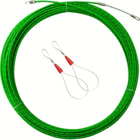 Resim 10m 20m 30m Balık Bantlı Kablo Geçirme Seti - Elektrik Kablosu Duvar İçinden Çekici ve İplikli Kit 