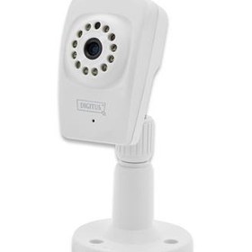 Resim DN-16046 Digitus Plug & View OptiView Pro, Wireless 11n, 1280 x 720 Piksel, 1 Megapiksel, H.264, Gece & Gündüz İç Mekan Mini IP Kamera, Infrared özellik, SD kart takılabilir, Çift yönlü ses iletimi, Digitus Plug & View app desteği 