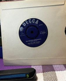 Resim The Rolling Stones - 19th Nervous Breakdown / As Tears Go By 1966 Uk Press 45'lik Plak 