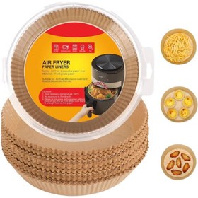 Resim Kanonik Education 100 Parça Airfryer Kağıdı Tek Kullanımlık Temiz Pişirme Kağıdı 