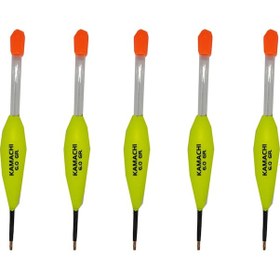 Resim 6 Gr Kamachi Eva Tüplü Fosfor Yeşil Olta Şamandırası 5 Adet 