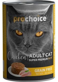 Resim Pro Choice Adult Tavuklu Yetişkin Kedi Konservesi 400 G 