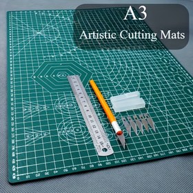 Resim 3'ü 1 arada masa koruyucu: A3 öğrenci kırtasiye ofis el işi özel çizilmez paspas 