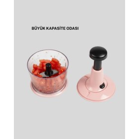 Resim Marsilyan Manuel Sebze Rondosu Pratik Bas Kes Doğrayıcı 