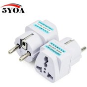 Resim Uluslararası Seyahat Evrensel Adaptör Elektrik Fişi İngiltere Abd, Ab Au'dan Whıte Eu Fiş ' Beyaz 