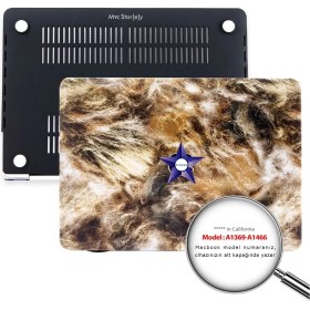 Resim McStorey Macbook Air Kılıf 13 inç R-CTLW (Eski USB'li Model 2010-2017) A1369 A1466 ile Uyumlu 
