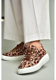 Resim Fox Shoes P602045004 Taba Kumaş Kadın Spor Ayakkabı Sneakers Taba-kumaş Çok Renkli 