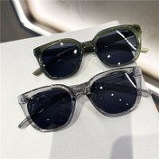 Resim 1 adet Retro Kare Moda Gözlük Kadınlar ve Erkekler için, Küçük Çerçeve, Aynalı Lens, Plastik Çerçeve, Şık Oval Tasarım, Moda Aksesuarı | Vintage Tarzı Gözlükler | Aynalı Lens Cam 
