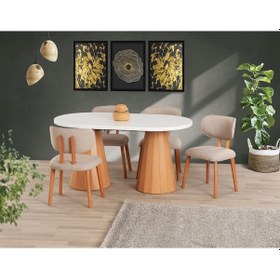 Resim Uyar Sadece Masa Beyaz Highgloss Piramit Ayak 90 160+30 Pota Aç 