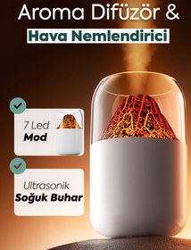 Resim Dijiteks Mini Hava Nemlendirici | Ultra Sessiz Aromaterapi Cihazı | Gece Lambalı | 350 ml 