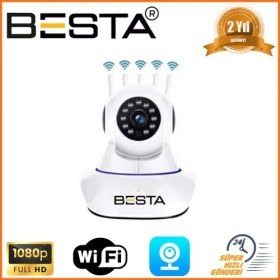 Resim Sylar 2 Mp 1080P 5 Antenli Kablosuz Bebek Kamerası KD-1605 