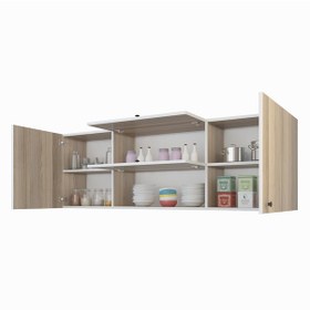 Resim Kenzlife hazır mutfak lucida crd 060*150*22 mutfak banyo dolabı kapaklı raflı 