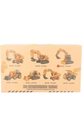 Resim MEGA 1:45 Kablo Kumandalı Fonksiyonlu Inşaat Kepçe 