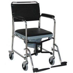 Resim Poylin P689 Banyo Tuvalet Tekerlekli Sandalyesi 