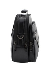 Resim Strong Bag Strong Kasalı Siyah Erkek Orta Boy El Çantası, Omuz Çantası Nyelc-Siyah 