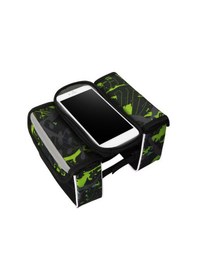 Resim Xindoker Pvc Ve Oxford Kumaştan Siyah&kırmızı / Siyah&yeşil / Siyah&mavi Eyer Çantası - 17x5x13cm 