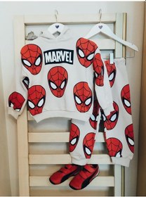 Resim Marvel Kapsonlu Bej Esofman Takım Bej 