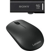 Resim Lenovo 400 Kablosuz Mouse + Flash Bellek Ikili Set 