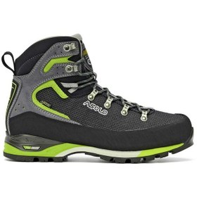 Resim Asolo Corax Gore Tex Erkek Trekking Botu Asolo0057 Füme/yeşil Füme - Yeşil 