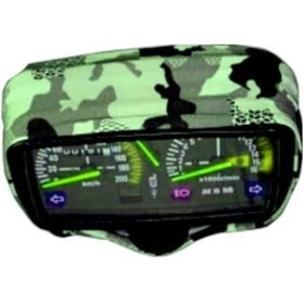 Resim Gogo Kilometre Haki Yeşil Kamuflaj Kılıfı Kumaş 