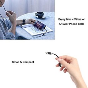 Resim Type-C - Jack 3.5mm AUX Ses Kablosu Dönüştürücü Adaptör USB-C Erkek - 3.5mm Kulaklık Dişi Jack Değiştirme için,C Tipi 