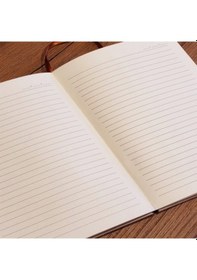 Resim Çizgili Deri Defter 