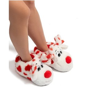 Resim Aşk Kadın Hayvanlı Panduf Beyaz 36/41 4092306 