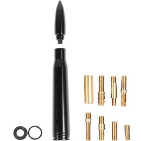 Resim Ford F150 F250 Super Duty Raptor Dodge Ram 1500 İçin Siyah Anten 