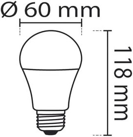 Resim AKS 10w Led Ampul Beyaz Renk (6500K) 