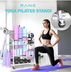 Resim Rane Yoga Roller Mat Pilates Topu Kettlebell Dambıl Çok Amaçlı Stand 