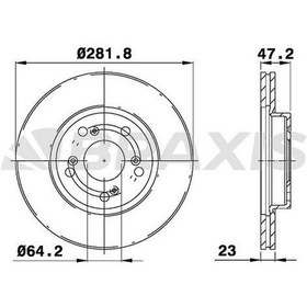 Resim ÖN FREN DİSKİ AYNASI TAKIM HONDA CIVIC FD6 FB7 2007-2015 (BRAXIS) 