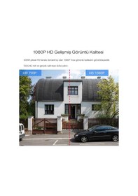 Resim Ptz Dış Mekan Hareketli Ip Kamera 1080p 