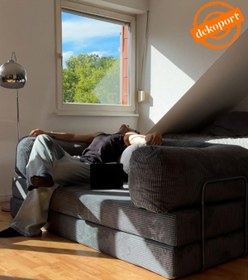 Resim Dekoport Tiny 80x160 Kanepe Oyun Koltuğu Sinema Koltuğu Yatak Olabilen Fitilli Kadife 50 DNS BONDEX 