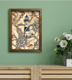 Resim Bk Gift Otel Odası Konseptli Doğal Masif Ahşap Çerçeveli Tablo 30 (551120309) 