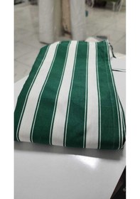 Resim Devrim Olivya Tekstil Branda Balkon Demiri Perdesi Korkuluk Perdesi + En X Boy +4 Tarafı Bağcıklı Beyaz - Yeşil 