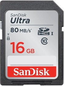 Resim Sandisk Sdsquns 16gb 80mb/s Sd Kart 