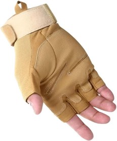 Resim SİNGLE SWORD Blackhawk Taktik Eldiven Askeri Eldiven Bisiklet Eldiveni Yarım Parmak Eldiven 