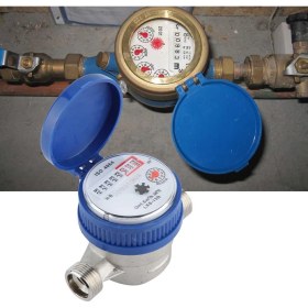 Resim Guangdong Spirit Bakır 1.5m3/h 0-40℃ Mekanik Su Sayacı 15MM 1/2 Inç Su Akış Göstergesi(Yurt Dışından) 