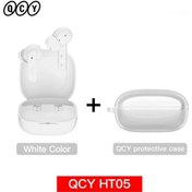 Resim Qcy Ht05 Anc Kablosuz Kulaklık 40db Gürültü Bluetooth 5.2 Kulaklık 6 Mic Enc Hd Ht05 White With Case Rusya Federasyonu 