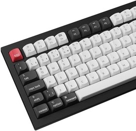 Resim Keychron Q1 Hall-Effect%75 RGB Türkçe Nebula Switch Kablosuz Siyah Beyaz Mekanik Klavye 