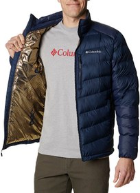 Resim Columbia Mavi Erkek Dik Yaka Çizgili Mont WO8395 