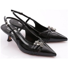 Resim Dgn 6851 Kadin Kemer Detayli Topuklu Abiye Ayakkabi 