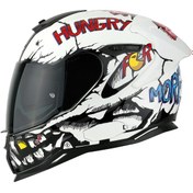 Resim Sx.100r Hungry Mıles Beyaz Kask 