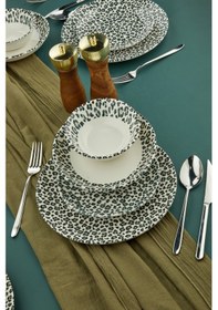 Resim Cooker 24 Parça Porselen Yemek Takımı Ckr4070 Yeşil 