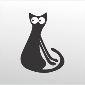 Resim Genel Markalar Folyo özel yeni sticker Kedi 118 