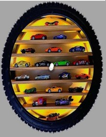 Resim UMUTPARK BİSİKLET LASTİK DUVAR RAF. Siyah 